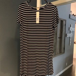 stripped dress